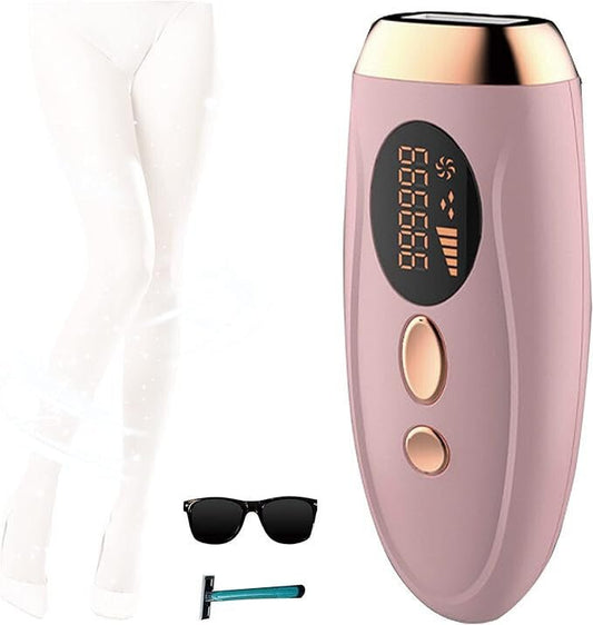 IPL Szőrtelenítő Készülék Otthoni Használatra - Rózsaszín - Bronz, 5 Erősségi Fokozat - BShopy