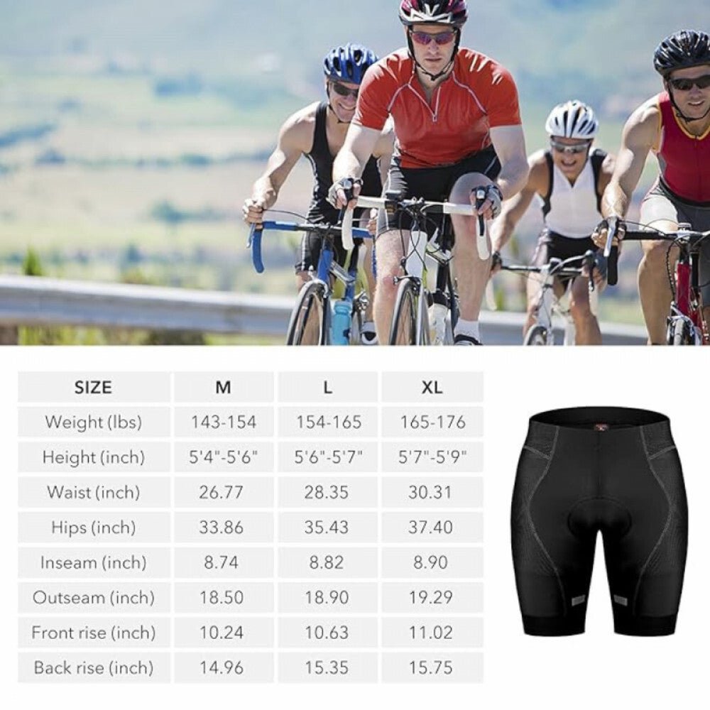 JIKKO 4D Férfi Biciklis, Kerékpáros Nadrág Párnázott Hátsórésszel M - es - BShopy