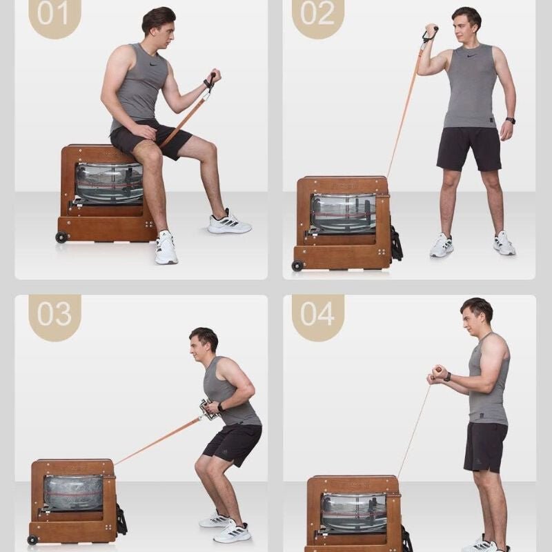 Joysong Prémium Fa Evezőgép Vízellenállásos Rendszerrel, Okos Funkciókkal és Kijelzővel - BShopyG757 - G2343456303_3