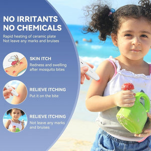 Jubilin Elektromos Rovarcsípés Kezelő – 4 Hőmérsékleti Fokozattal, USB-C Tölthető, Rovarcsípések Enyhítésére-BShopy