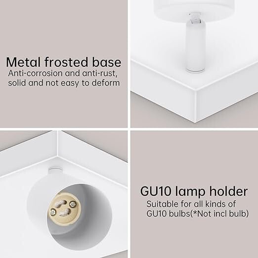 Ketom Forgatható, Állítható 4 Irányú LED Mennyezeti Sportlámpa (Fehér) - BShopy