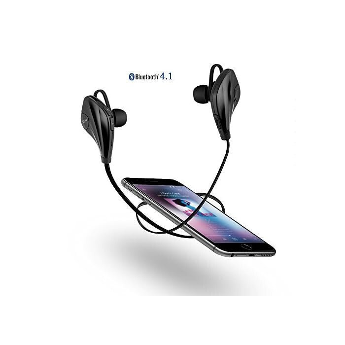 LaunchFort Bluetooth fejhallgatók, sportfülhallgatók, nagy hűségű hangzás (fekete) - BShopy