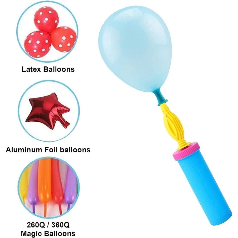 Linsition Kézi lufifújó pumpa - 2 Darabos Lufi Fújó Pumpa Készlet Dekoráláshoz és Bulikhoz - BShopy