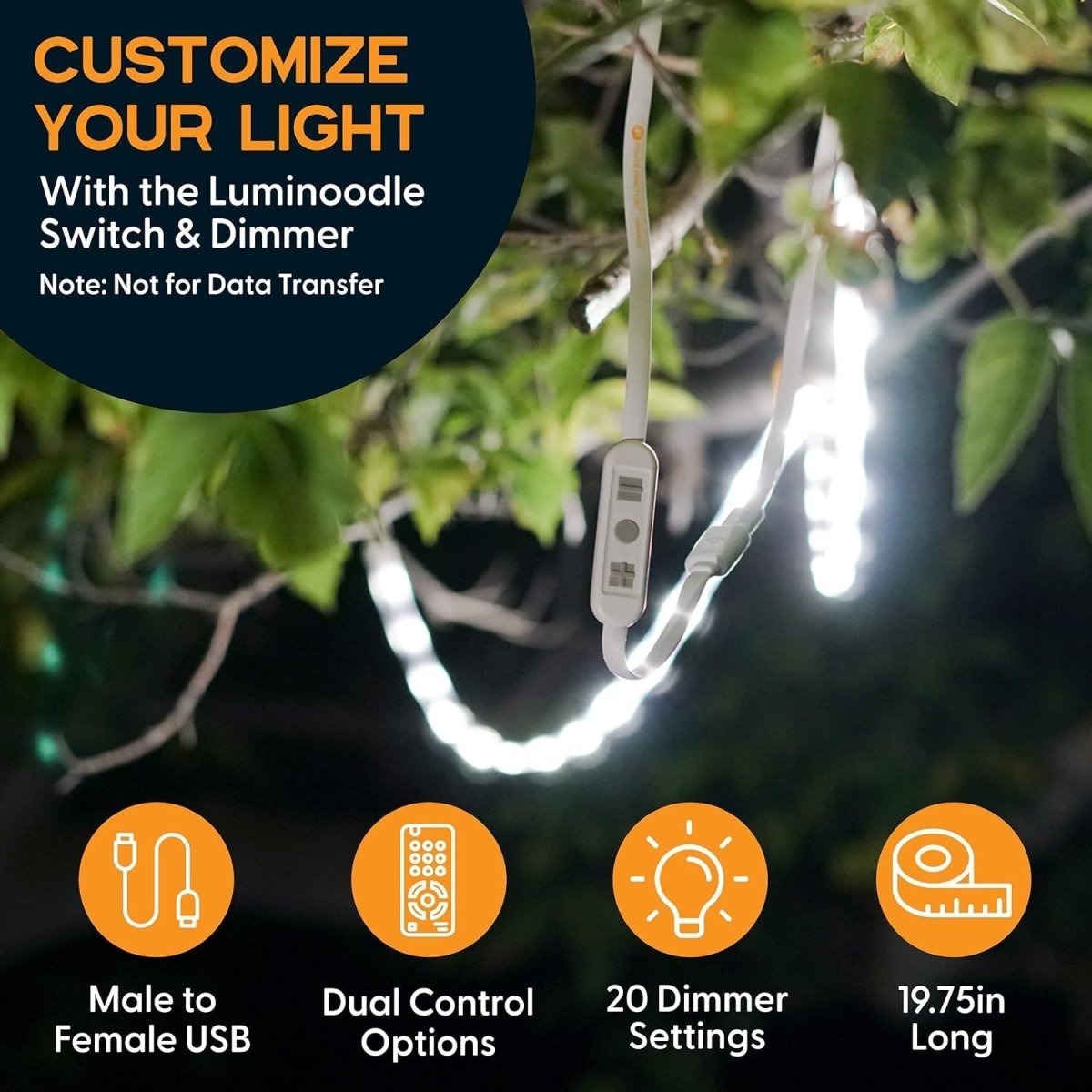 Luminoodle USB LED vezérlő és vezeték nélküli RF távirányító – Univerzális világításvezérlés - BShopy