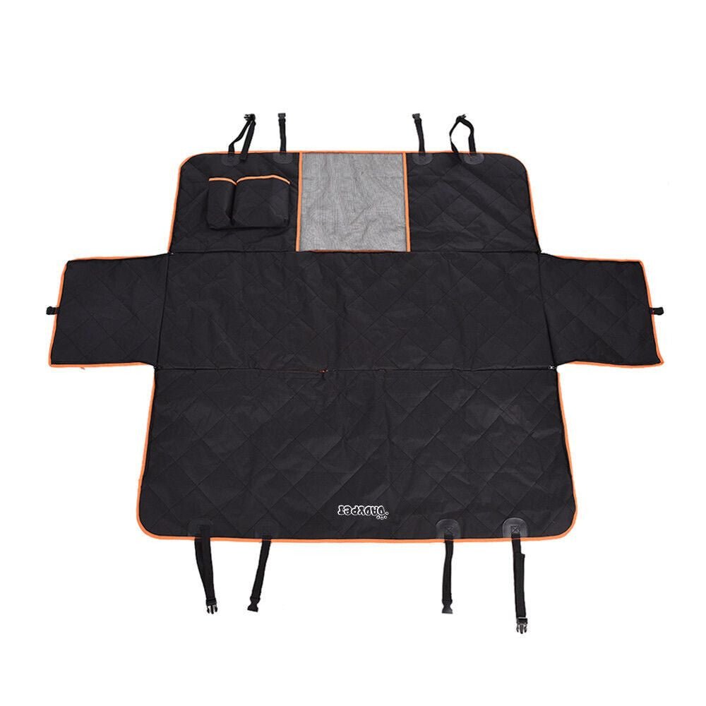 Nagy Teherbírású Hátsóülés Védőhuzat Vízálló és Karcálló, Fekete 137 x 147 cm - BShopyB07DQFM7ZT_4