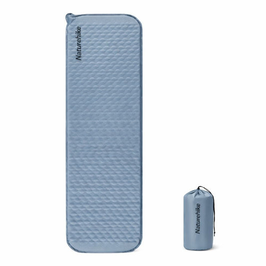 Naturehike Könnyen Felfújható Kempingmatrac – 3,5 cm Vastag, Ultrakönnyű (490 g), Téglalap Forma, Szürkéskék - BShopy810165100350_0