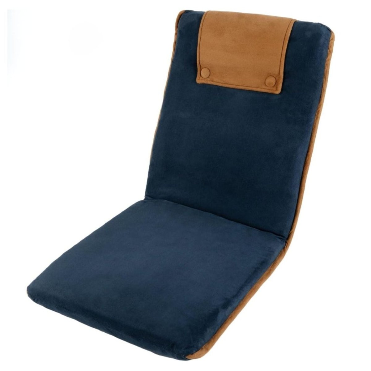 Összehajtható Padlófotel és Meditációs Szék – Állítható Háttámla, 100 kg Teherbírás, Sötétkék - BShopy