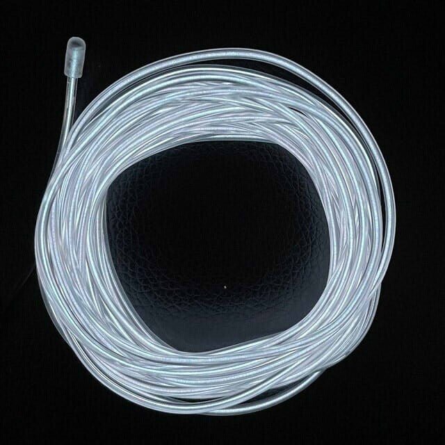 OneLED Autós LED szál, vágható LED fény, Szivargyújtós Töltésű 2m (Jégkék) - BShopy