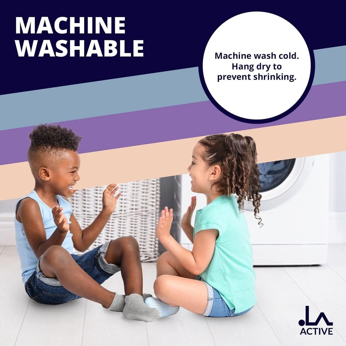 Prémium Csúszásmentes Baba és Gyerek Bokazokni Szett – Párnázott Sarokvédelemmel - BShopy