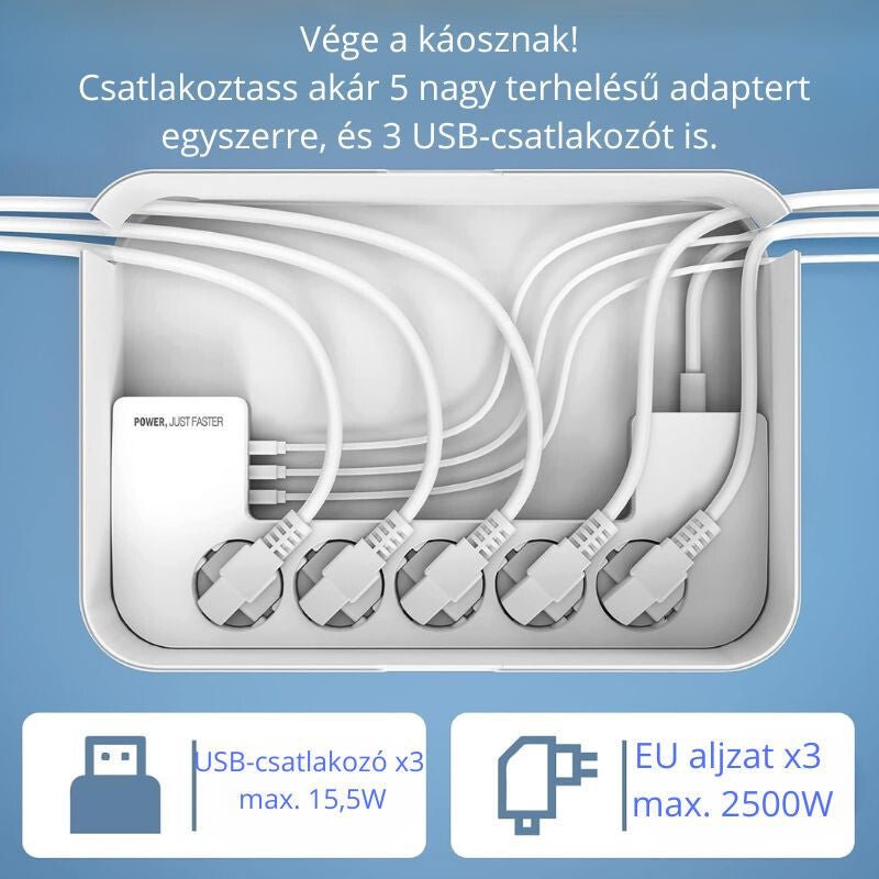 Redagod Kábelkezelő Doboz - Fehér - BShopy