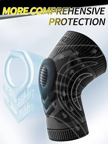 Rokesa XL Térdrögzítő - Fekete, Sportos és Támogató - BShopyB09NDL9DPP_5