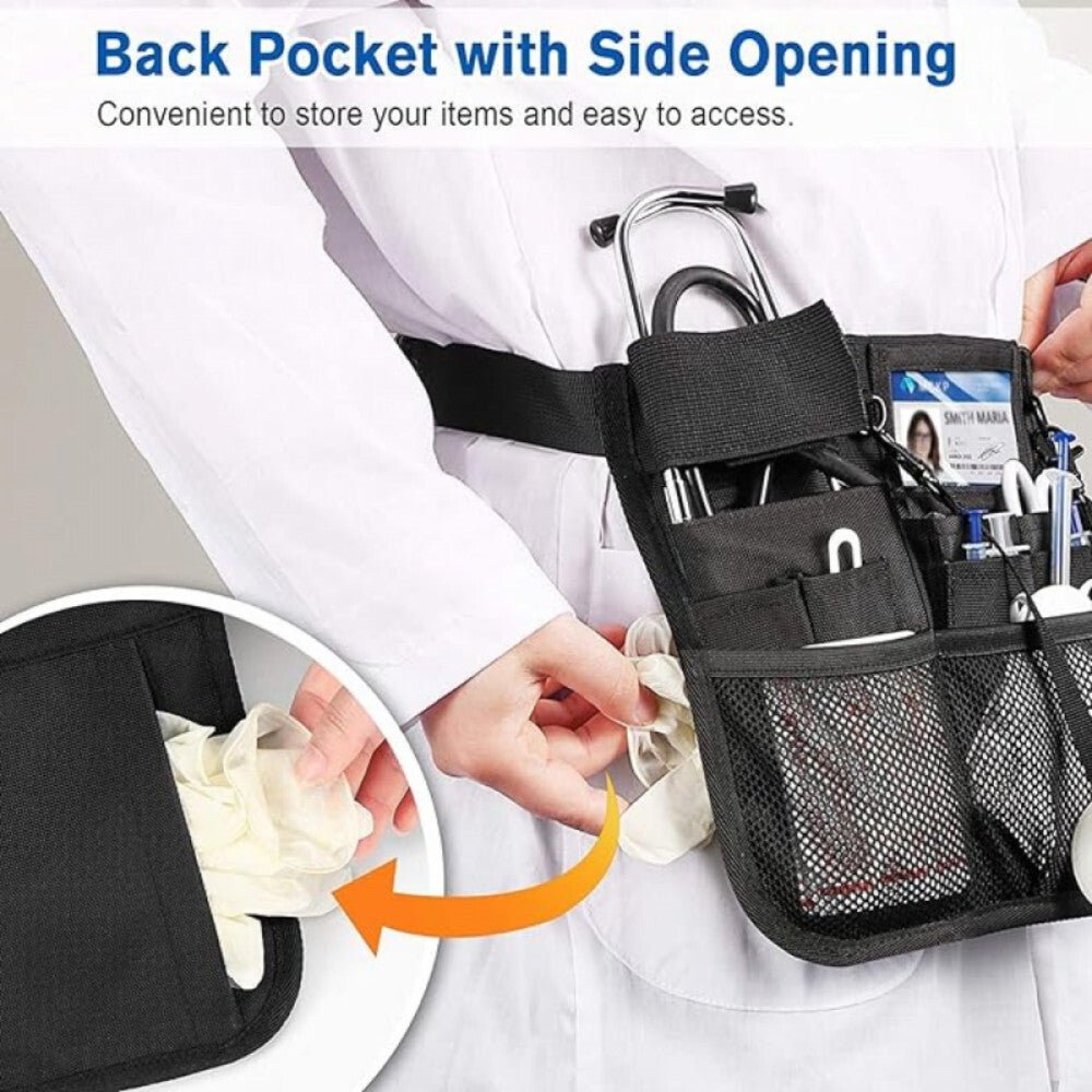 SITHON Övtáska Orvosoknak, Ápolóknak (Fekete) - BShopy