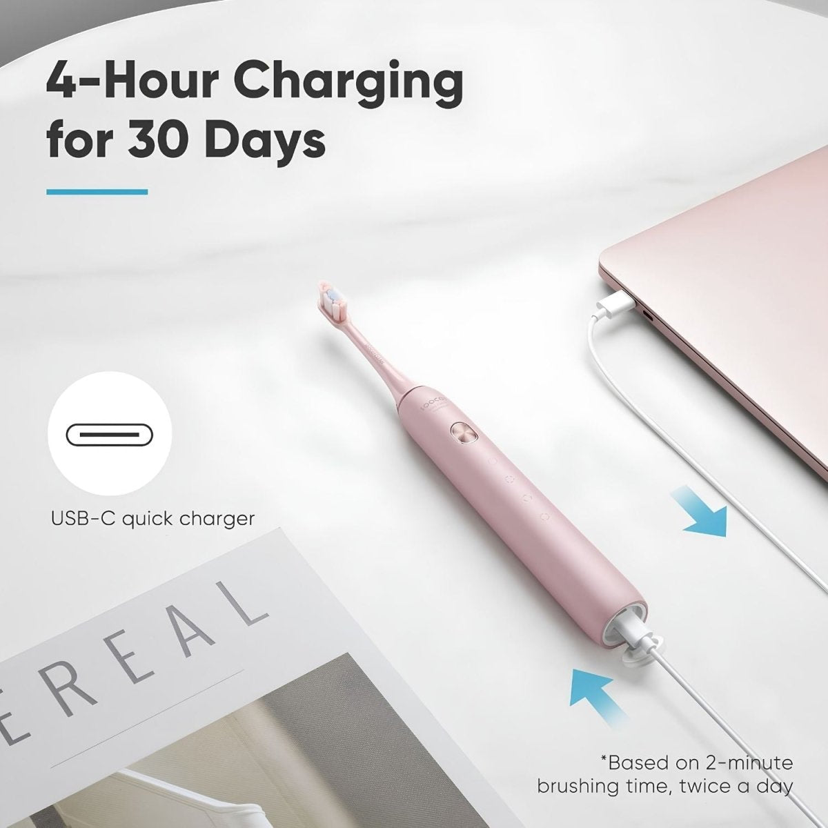 Soocas X3U Szónikus Elektromos Fogkefe USB-C Töltéssel-BShopy