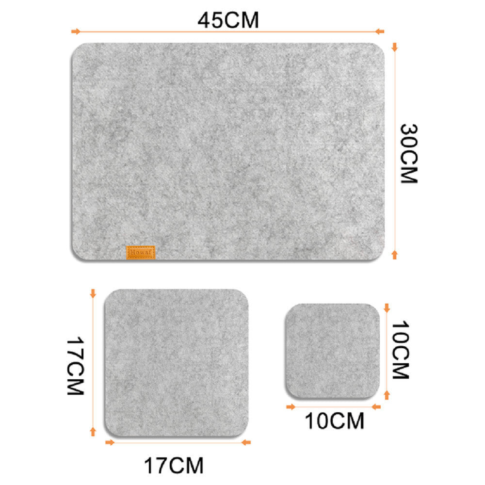 SportOut Világosszürke Étkező Alátét Szett – Hőálló, Csúszásmentes Szilikon Tányéralátét és Poháralátét - BShopy