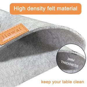 SportOut Világosszürke Étkező Alátét Szett – Hőálló, Csúszásmentes Szilikon Tányéralátét és Poháralátét - BShopy