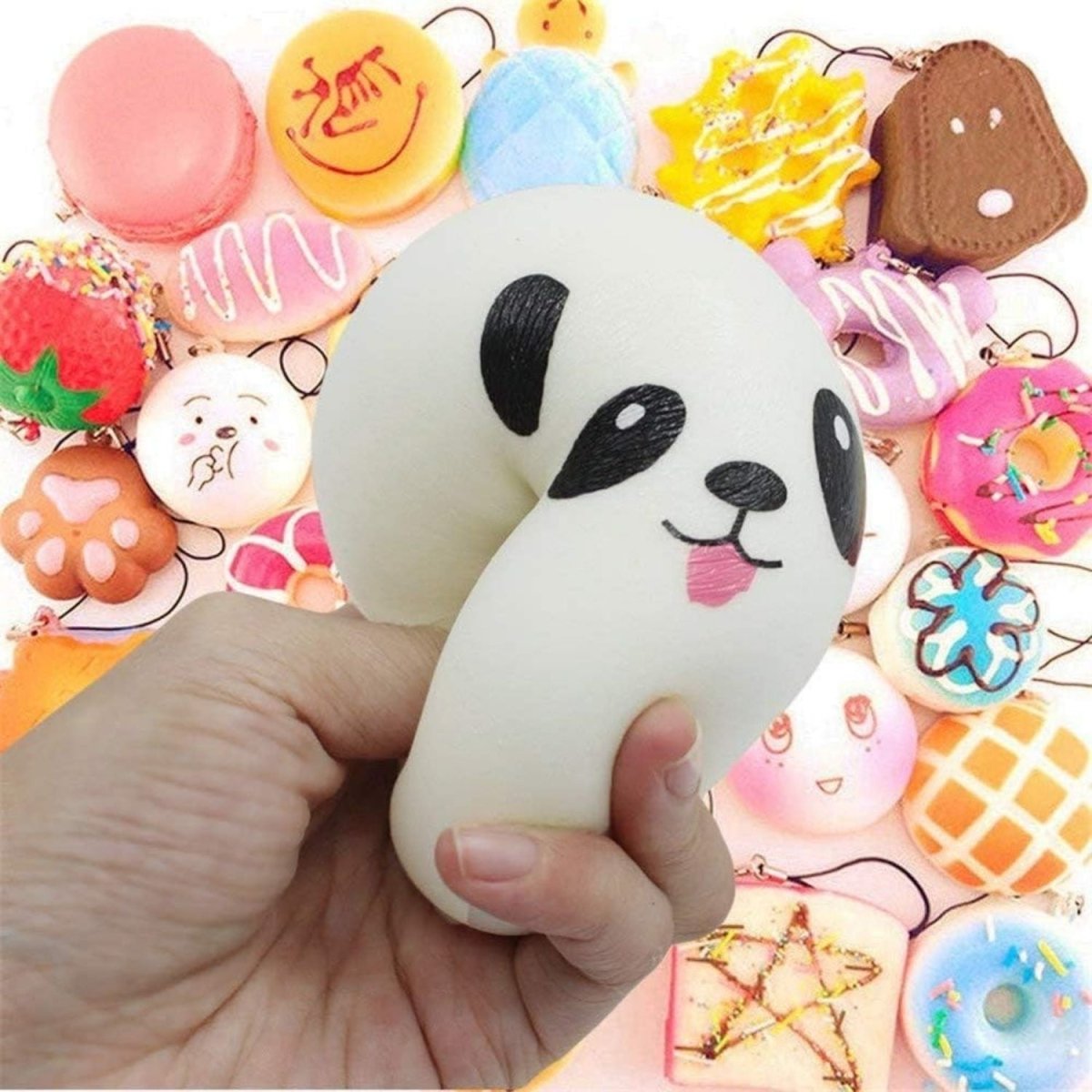 Squishy 30 db - os Stresszoldó Plüssfigura Csomag - Kulcstartóra, Táskára Rögzíthető - BShopy