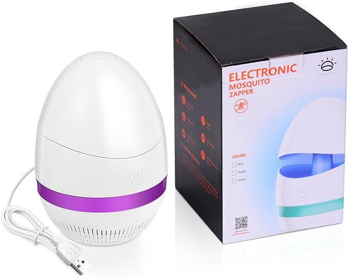 SUNNEST Elektromos LED Szúnyogirtó Lámpa - Fehér, Beltéri Rovarcsapda - BShopy