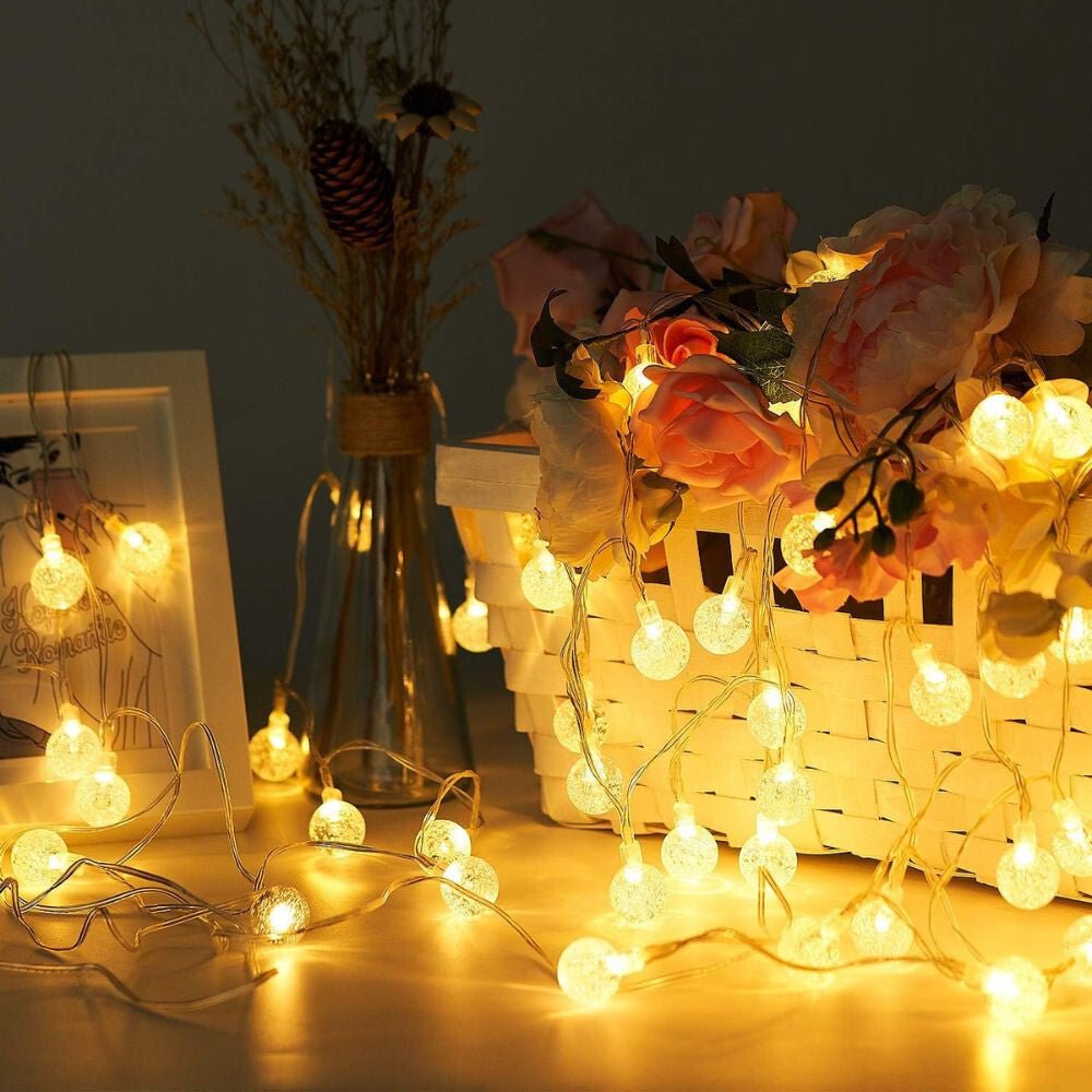 SUNNEST LED Fényfüzér – Melegfehér Beltérre és Kültérre - BShopy