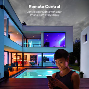 Teckin SB50 RGB Wi-Fi inteligentná LED žiarovka – 7,5 W, 800 lm, Smart Life-BShopy