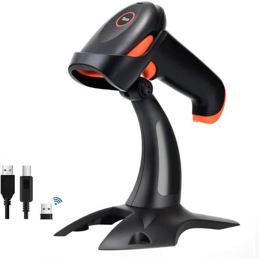 Tera 8200 Vezeték Nélküli 1D Vonalkódolvasó Állvánnyal – 2.4G és USB Csatlakozás, 2500 Pixel Felbontás, Gyors és Precíz Szkennelés - BShopyTERA1D8200_0