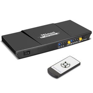 TESmart 4x1 HDMI Switch Multi - View funkcióval – 1080p@60Hz, Akadásmentes Váltás - BShopy