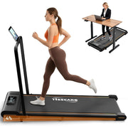 Chodiaci a bežecký pás pre domácnosť – 6 km za hodinu, sklon 1–4°, 130 kg, ovládač, TISSCARE