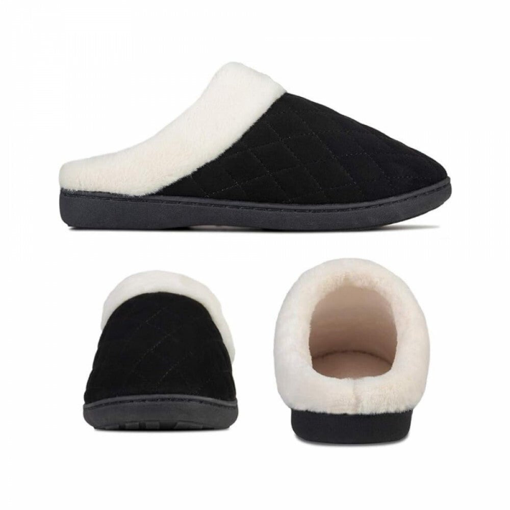 ULTRAIDEAS Memóriahabos Téli Mamusz 38–47 Méretben - Fekete - BShopy38 - 39 méretcsúszásgátló talpfekete mamuszX00132PUGB_3