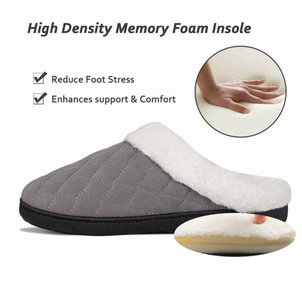 Ultraideas Memóriahabos Téli Mamusz – Szürke, 40–41 - es Méret, Meleg Benti Papucs - BShopy40 - 41 méretférfi női mamuszkényelmes mamuszX0012Y4PDJ_2