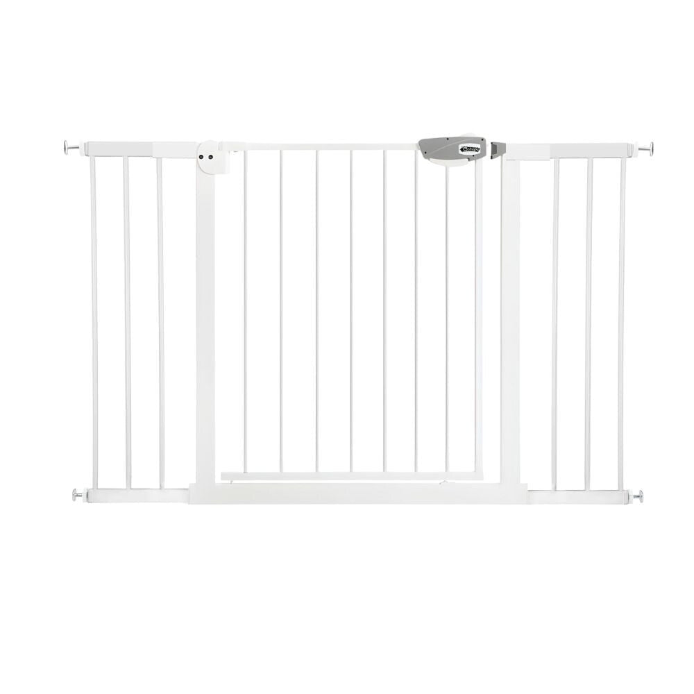 Univerzális Gyerekbiztonsági Kapu Toldalék – 20 cm, Fém Kivitel, Nyomásos Rögzítéshez - BShopy