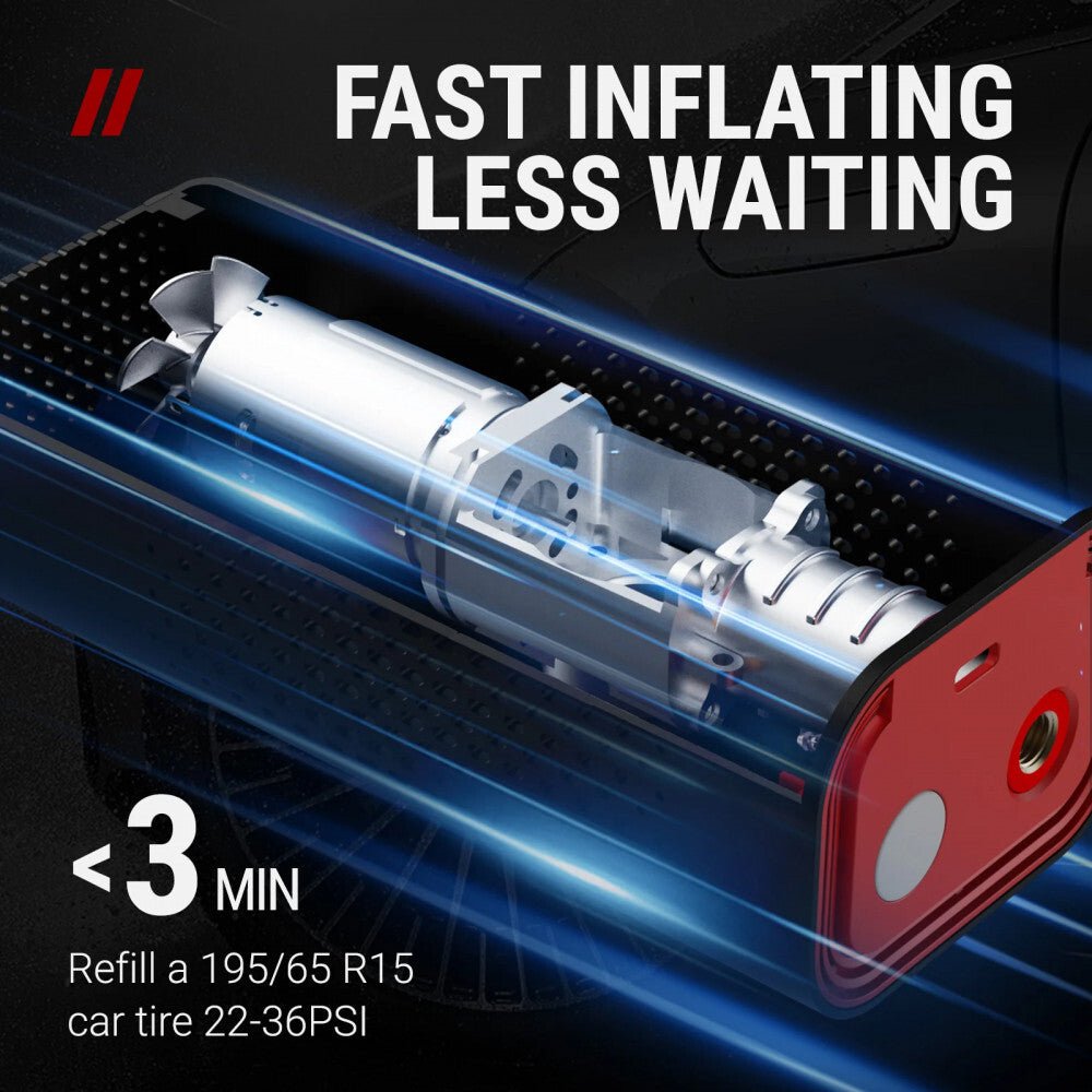VacLife Vezetéknélküli Kerékfelfújó Hordozható Légkompresszor (VL7008) - BShopyautó kerék pumpahordozható gumiabroncs pumpahordozható légpumpaX001YG6C6X_2