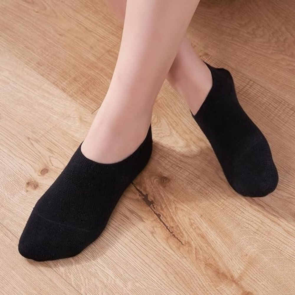 YOUCHAN Férfi Sneaker Zokni - 10 Pár Fekete Pamut Zokni 43 - 46 Méretben - BShopy10 pár zokni csomagfekete zokniférfi ruházat zokniX001D28R0R_1