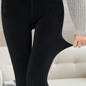 Yulaixuan Női Divatos Pamut Lábfej Nélküli Harisnyanadrág, 3db (Fekete) Plus Size - BShopy