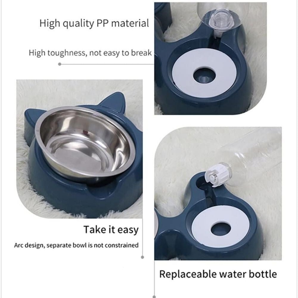 Zonsuse Macsaka Etetőtál Automatikus Vízadagolóval - BShopy