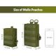 Molle taktické vojenské puzdro S+L (khaki)