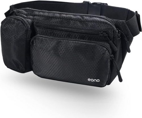 Vodotesná veľkokapacitná taška na opasok Eono (čierna)