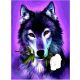 Bshop Diamond Painting (Purple Wolf)