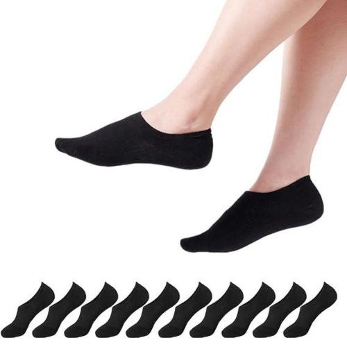 Youchan Sneaker Socks veľkosť 43-4610 párov (čierne)