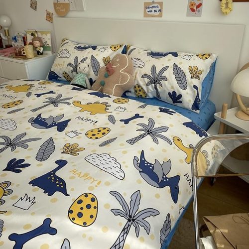 GETIYA Dínós Detská obliečka na posteľnú bielizeň 100 x 135 cm