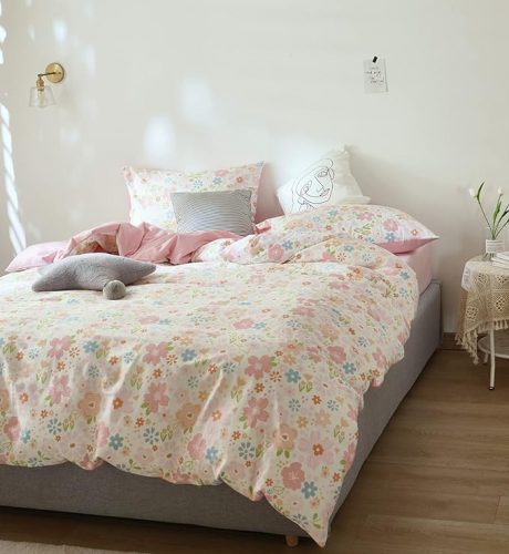Obliečka GETIYA Kvetinová detská posteľná bielizeň 100 x 135 cm