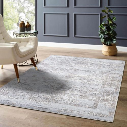 Taleta Barley Grey Floral Perzský štýl interiérový koberec 160x230cm