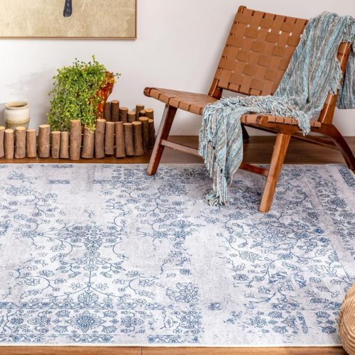 Taleta Barley Blue Floral Perzský štýl interiérový koberec 120x170cm