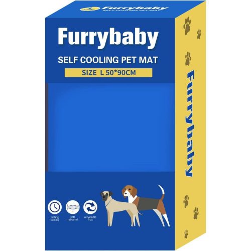 Chladiaci matrac Furrybaby Pet L 50x90 cm (modrý)