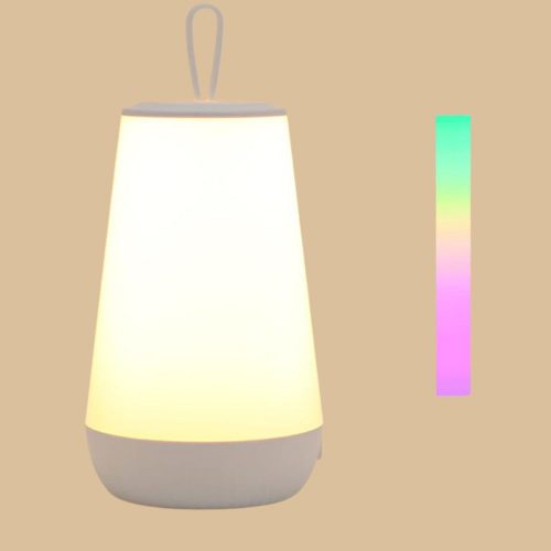 LED nočná lampa (biela)