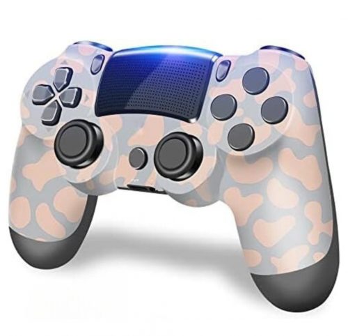 BPlay ovládač kompatibilný s PS4, joystick na diaľkové ovládanie s duálnymi vibráciami, audio konektor a nabíjačka (Camo)